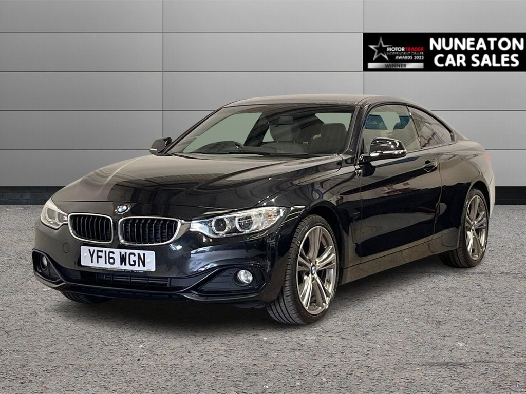 USED 2016 16 BMW 4 SERIES 2.0 420d Sport Coupe 2dr Diesel Auto xDrive Euro 6 (s/s) (190 ps) FRONT AND REAR PARKING SENSORS