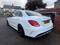 USED 2014 14 MERCEDES-BENZ C CLASS 2.1 C220 BlueTEC AMG Line Saloon 4dr Diesel G-Tronic+ Euro 6 (s/s) (170 ps) HDD Satellite Navigation