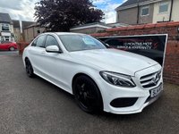 USED 2014 14 MERCEDES-BENZ C CLASS 2.1 C220 BlueTEC AMG Line Saloon 4dr Diesel G-Tronic+ Euro 6 (s/s) (170 ps) HDD Satellite Navigation