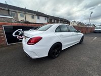 USED 2014 14 MERCEDES-BENZ C CLASS 2.1 C220 BlueTEC AMG Line Saloon 4dr Diesel G-Tronic+ Euro 6 (s/s) (170 ps) HDD Satellite Navigation