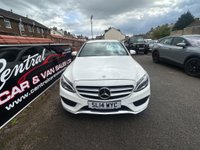 USED 2014 14 MERCEDES-BENZ C CLASS 2.1 C220 BlueTEC AMG Line Saloon 4dr Diesel G-Tronic+ Euro 6 (s/s) (170 ps) HDD Satellite Navigation