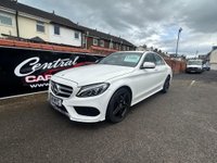 USED 2014 14 MERCEDES-BENZ C CLASS 2.1 C220 BlueTEC AMG Line Saloon 4dr Diesel G-Tronic+ Euro 6 (s/s) (170 ps) HDD Satellite Navigation