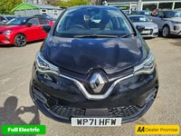 USED 2021 71 RENAULT ZOE Black R135 EV50 GT Line Hatchback, 39,533 miles, Rapid Charge Electric Automatic, Half leather, Sat Nav, Rear camera, Bluetooth, Air Conditioning . This 2021 Renault Zoe R135 GT Line is a superb example, having had only one owner since new. This electric hatchback boasts a 55 kWh battery offering a maximum range of 238 miles when new, making it ideal for both daily commutes and longer journeys. Charging is convenient, with a full charge at home using a 7kW charger taking  9 hours and 25 minutes, while rapid public charging can take you from empty to 80% in just 1 hour and 10 minutes. The vehicle comes with a 3 month warranty and a 12 month