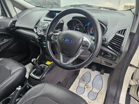 USED 2016 16 FORD ECOSPORT White 1.5 TDCi Titanium SUV, 59,859 miles, ULEZ compliant, Manual, 17in alloys, Half leather, Heated seats, Cruise Control, Air Conditioning. Boasting an exceptionally low mileage for its age, this 2016 Ford EcoSport TDCi Titanium presents a superb ownership proposition. With only two previous owners and a full service history, including a recent service at 58,626 miles on 11 September 2025, this vehicle has been meticulously maintained. It features a fuel efficient 1.5 litre diesel engine, meeting Euro 6 emissions standards, and comes with 12 months MOT for your peace of mind. Notable features include Electronic Automatic Temperature