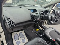 USED 2016 16 FORD ECOSPORT White 1.5 TDCi Titanium SUV, 59,859 miles, ULEZ compliant, Manual, 17in alloys, Half leather, Heated seats, Cruise Control, Air Conditioning. Boasting an exceptionally low mileage for its age, this 2016 Ford EcoSport TDCi Titanium presents a superb ownership proposition. With only two previous owners and a full service history, including a recent service at 58,626 miles on 11 September 2025, this vehicle has been meticulously maintained. It features a fuel efficient 1.5 litre diesel engine, meeting Euro 6 emissions standards, and comes with 12 months MOT for your peace of mind. Notable features include Electronic Automatic Temperature