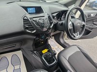 USED 2016 16 FORD ECOSPORT White 1.5 TDCi Titanium SUV, 59,859 miles, ULEZ compliant, Manual, 17in alloys, Half leather, Heated seats, Cruise Control, Air Conditioning. Boasting an exceptionally low mileage for its age, this 2016 Ford EcoSport TDCi Titanium presents a superb ownership proposition. With only two previous owners and a full service history, including a recent service at 58,626 miles on 11 September 2025, this vehicle has been meticulously maintained. It features a fuel efficient 1.5 litre diesel engine, meeting Euro 6 emissions standards, and comes with 12 months MOT for your peace of mind. Notable features include Electronic Automatic Temperature