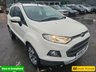 USED 2016 16 FORD ECOSPORT White 1.5 TDCi Titanium SUV, 59,859 miles, ULEZ compliant, Manual, 17in alloys, Half leather, Heated seats, Cruise Control, Air Conditioning. Boasting an exceptionally low mileage for its age, this 2016 Ford EcoSport TDCi Titanium presents a superb ownership proposition. With only two previous owners and a full service history, including a recent service at 58,626 miles on 11 September 2025, this vehicle has been meticulously maintained. It features a fuel efficient 1.5 litre diesel engine, meeting Euro 6 emissions standards, and comes with 12 months MOT for your peace of mind. Notable features include Electronic Automatic Temperature