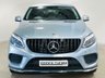 USED 2018 18 MERCEDES-BENZ GLE 3.0 GLE350d V6 AMG Line Coupe 5dr Diesel G-Tronic 4MATIC Euro 6 (s/s) (258 ps) Diamond Silver | Black Leather Interior | Heated Seats | Reversing Camera | Apple CarPlay | Bluetooth | Sat Nav | Electric Seats