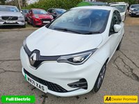 USED 2021 71 RENAULT ZOE White R135 EV50 GT Line Hatchback, 17,800 miles, Fully electric Automatic, Touchscreen, 16