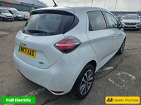 USED 2021 71 RENAULT ZOE White R135 EV50 GT Line Hatchback, 17,800 miles, Fully electric Automatic, Touchscreen, 16