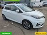 USED 2021 71 RENAULT ZOE White R135 EV50 GT Line Hatchback, 17,800 miles, Fully electric Automatic, Touchscreen, 16