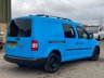 USED 2015 15 VOLKSWAGEN CADDY MAXI C20 1.6 TDI with SOLAR-FRIDGE-DIESEL HEATER-ROCK&ROLL-HOB-CAMBELT SOLARFRIDGED.HEATERR&RHOB