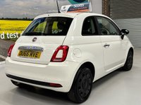 USED 2016 66 FIAT 500 1.2 Pop Hatchback 3 Door Petrol Manual White Euro 6 Low Tax USB POINT+AUX POINT+CITY STEERING