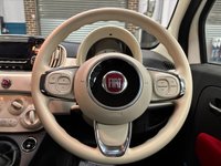 USED 2016 66 FIAT 500 1.2 Pop Hatchback 3 Door Petrol Manual White Euro 6 Low Tax USB POINT+AUX POINT+CITY STEERING