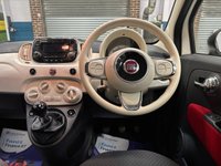 USED 2016 66 FIAT 500 1.2 Pop Hatchback 3 Door Petrol Manual White Euro 6 Low Tax USB POINT+AUX POINT+CITY STEERING