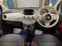 USED 2016 66 FIAT 500 1.2 Pop Hatchback 3 Door Petrol Manual White Euro 6 Low Tax USB POINT+AUX POINT+CITY STEERING