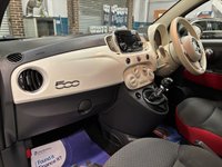 USED 2016 66 FIAT 500 1.2 Pop Hatchback 3 Door Petrol Manual White Euro 6 Low Tax USB POINT+AUX POINT+CITY STEERING