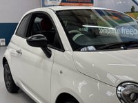 USED 2016 66 FIAT 500 1.2 Pop Hatchback 3 Door Petrol Manual White Euro 6 Low Tax USB POINT+AUX POINT+CITY STEERING