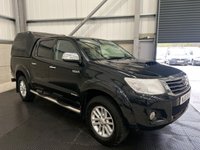 USED 2012 12 TOYOTA HI-LUX 3.0 D-4D 171PS 4WD INVINCIBLE DOUBLE PICK UP - NO VAT 1 YEARS MOT, LOW MILES