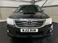 USED 2012 12 TOYOTA HI-LUX 3.0 D-4D 171PS 4WD INVINCIBLE DOUBLE PICK UP - NO VAT 1 YEARS MOT, LOW MILES