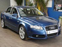 USED 2007 07 AUDI A4 1.9 TDI S line Saloon 4dr Diesel Manual (154 g/km, 113 bhp) AIR CON RADIO CD PARK SENS