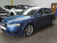 USED 2007 07 AUDI A4 1.9 TDI S line Saloon 4dr Diesel Manual (154 g/km, 113 bhp) AIR CON RADIO CD PARK SENS