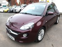 USED 2015 65 VAUXHALL ADAM 1.4i GLAM Hatchback 3dr Petrol Manual Euro 6 (87 ps) * FULL HISTORY + UPTO 62.8 MPG *