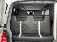 USED 2019 19 VOLKSWAGEN TRANSPORTER 2.0 TDI T28 BlueMotion Tech Highline Camper Van 5dr Diesel Manual FWD SWB Euro 6 (s/s) (102 ps) Striking Reflex Silver , Ebony Full Leather Interior hosting,  fridge , gashob , oven , diesel heater, solar roof panel, aux battery, water supply ,  popup  roof, detachable towbar,