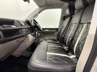 USED 2019 19 VOLKSWAGEN TRANSPORTER 2.0 TDI T28 BlueMotion Tech Highline Camper Van 5dr Diesel Manual FWD SWB Euro 6 (s/s) (102 ps) Striking Reflex Silver , Ebony Full Leather Interior hosting,  fridge , gashob , oven , diesel heater, solar roof panel, aux battery, water supply ,  popup  roof, detachable towbar,