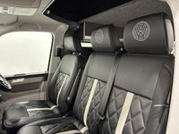 USED 2019 19 VOLKSWAGEN TRANSPORTER 2.0 TDI T28 BlueMotion Tech Highline Camper Van 5dr Diesel Manual FWD SWB Euro 6 (s/s) (102 ps) Striking Reflex Silver , Ebony Full Leather Interior hosting,  fridge , gashob , oven , diesel heater, solar roof panel, aux battery, water supply ,  popup  roof, detachable towbar,