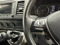 USED 2019 19 VOLKSWAGEN TRANSPORTER 2.0 TDI T28 BlueMotion Tech Highline Camper Van 5dr Diesel Manual FWD SWB Euro 6 (s/s) (102 ps) Striking Reflex Silver , Ebony Full Leather Interior hosting,  fridge , gashob , oven , diesel heater, solar roof panel, aux battery, water supply ,  popup  roof, detachable towbar,
