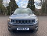 USED 2019 19 JEEP COMPASS 1.4T MultiAirII Longitude SUV 5dr Petrol Manual Euro 6 (s/s) (140 ps) This 2019 Jeep Compass Longitude in Magnesio Grey has covered 52k miles with a good service history, last serviced at 51,576 miles.  It comes with MOT until Jan 2027 and is ULEZ & CAZ compliant - perfect for city driving. Sat nav & Bluetooth - Cruise control - Front & rear electric mirrors - Climate control - USB & AUX connections - 17" alloy wheels  A well-equipped and easy-to-drive SUV that&rsquo;s ready to go!