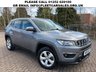 USED 2019 19 JEEP COMPASS 1.4T MultiAirII Longitude SUV 5dr Petrol Manual Euro 6 (s/s) (140 ps) This 2019 Jeep Compass Longitude in Magnesio Grey has covered 52k miles with a good service history, last serviced at 51,576 miles.  It comes with MOT until Jan 2027 and is ULEZ & CAZ compliant - perfect for city driving. Sat nav & Bluetooth - Cruise control - Front & rear electric mirrors - Climate control - USB & AUX connections - 17" alloy wheels  A well-equipped and easy-to-drive SUV that&rsquo;s ready to go!