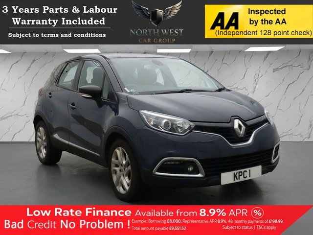 View our Renault Captur 1.5 dCi ENERGY Dynamique Nav SUV 5dr Diesel Manual Euro 6 (s/s) (90 ps) ***DRIVE AWAY TODAY*** NATIONWIDE PARTS & LABOUR WARRANTY INCLUDED + 12 MONTHS AA BREAKDOWN FREE