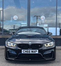 USED 2017 66 BMW M4 3.0 BiTurbo Competition Coupe 2dr Petrol DCT Euro 6 (s/s) (450 ps) THIS CAR COMES WITH 6 MONTHS WARRANTY , BREAKDOWN COVER & RECOVERY++  GREAT EXAMPLE OF AUTOMATIC PERFORMANCE CAR + APPLE CAR PLAY/ ANDRIOD AUTO + NAVIGATION SYSTEM + BLUETOOTH + DAB RADIO + USB CONNECTION + FRONT AND REAR PARKING SENSORS + REVERSING CAMERA + FULL  LEATHER TRIM  + FRONT HEATED SEATS + CRUISE CONTROL + DUAL CLIMATE CONTROL + 20 INCH ALLOY WHEELS + HARMANKARDIN SOUND SYSTEM + AUTO START STOP + ELECTRIC SEAT ADJUSTMENT + TRACTION CONTROL + DAY TIME RUNNING LIGHTS + KEY LESS START +