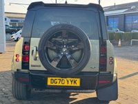 USED 2020 70 LAND ROVER DEFENDER 2.0 SD4 First Edition SUV 5dr Diesel Auto 4WD Euro 6 (s/s) (240 ps) THIS CAR COMES WITH 6 MONTHS WARRANTY , BREAKDOWN COVER & RECOVERY++  GREAT EXAMPLE OF AUTOMATIC 4 X 4 + WIRELESS APPLE CAR PLAY/ ANDRIOD AUTO + NAVIGATION SYSTEM + BLUETOOTH + DAB RADIO + USB CONNECTION + FRONT AND REAR PARKING SENSORS + REVERSING CAMERA 360 + HALF  LEATHER TRIM  + FRONT HEATED SEATS + FRONT MEMORY SEATS + CRUISE CONTROL + DUAL CLIMATE CONTROL + PRIVACY GLASS + 22 INCH ALLOY WHEELS + COOLING SEATS PANAROMIC ROOF/ SUN ROOF + MERIDIAN SOUND SYSTEM + AUTO START STOP +