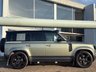 USED 2020 70 LAND ROVER DEFENDER 2.0 SD4 First Edition SUV 5dr Diesel Auto 4WD Euro 6 (s/s) (240 ps) THIS CAR COMES WITH 6 MONTHS WARRANTY , BREAKDOWN COVER & RECOVERY++  GREAT EXAMPLE OF AUTOMATIC 4 X 4 + WIRELESS APPLE CAR PLAY/ ANDRIOD AUTO + NAVIGATION SYSTEM + BLUETOOTH + DAB RADIO + USB CONNECTION + FRONT AND REAR PARKING SENSORS + REVERSING CAMERA 360 + HALF  LEATHER TRIM  + FRONT HEATED SEATS + FRONT MEMORY SEATS + CRUISE CONTROL + DUAL CLIMATE CONTROL + PRIVACY GLASS + 22 INCH ALLOY WHEELS + COOLING SEATS PANAROMIC ROOF/ SUN ROOF + MERIDIAN SOUND SYSTEM + AUTO START STOP +