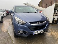 USED 2015 15 HYUNDAI IX35 1.7 CRDi Premium SUV 5dr Diesel Manual Euro 5 (s/s) (115 ps) SAT NAV REVERSING CAMERA-FULL LEATHER SEATS