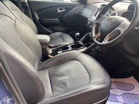 USED 2015 15 HYUNDAI IX35 1.7 CRDi Premium SUV 5dr Diesel Manual Euro 5 (s/s) (115 ps) SAT NAV REVERSING CAMERA-FULL LEATHER SEATS