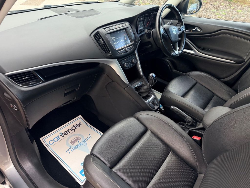 USED 2018 18 VAUXHALL ZAFIRA TOURER 1.4i Turbo SRi Nav MPV 5dr Petrol Manual Euro 6 (140 ps) 5 Services|2 Owners|R.F Sensors|Cruise control|Heated Leather Seats|Apple Car play