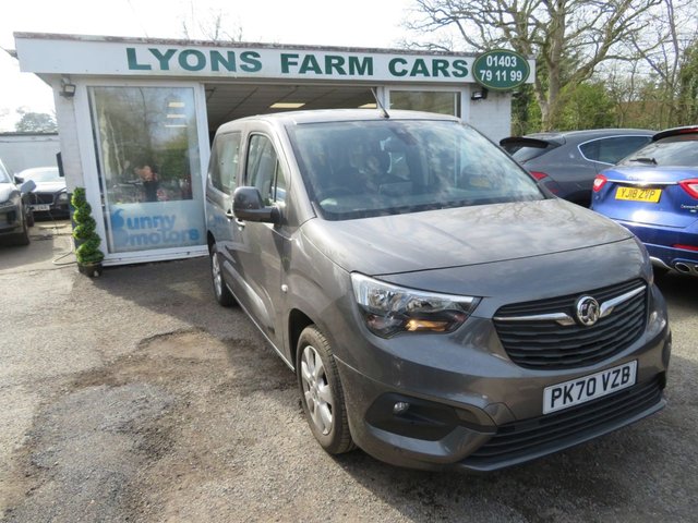 2020 70 Vauxhall Combo Life 1.2 Turbo GPF Energy MPV 5dr Petrol Manual Euro 6 (s/s) (7 Seater) (110 ps)