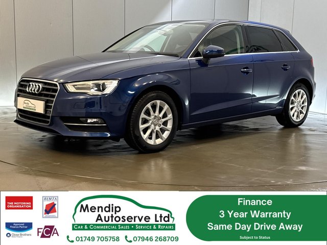 2015 AUDI A3 1.4 TFSI SE Sportback 5dr Petrol S Tronic Euro 6 (s/s) (125 ps)