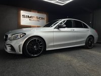 USED 2020 70 MERCEDES-BENZ C-CLASS 2.0 C220d AMG Line (Premium) Saloon 4dr Diesel G-Tronic+ Euro 6 (s/s) (194 ps) AMBIAINT LIGHTING + CARPLAY