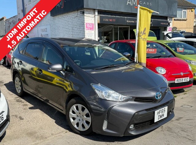 View our Toyota Prius+ 1.8 Hybrid Petrol JDM Estate Grey 5dr