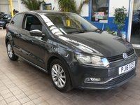 USED 2016 VOLKSWAGEN POLO 1.0 BlueMotion Tech Match Hatchback 3dr Petrol Manual Euro 6 (s/s) (75 ps) Excellent Condition 10 Services to 65k miles Oct 2025 Air con Bluetooth Cruise control Parking Sensors