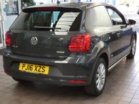 USED 2016 VOLKSWAGEN POLO 1.0 BlueMotion Tech Match Hatchback 3dr Petrol Manual Euro 6 (s/s) (75 ps) Excellent Condition 10 Services to 65k miles Oct 2025 Air con Bluetooth Cruise control Parking Sensors