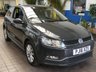 USED 2016 VOLKSWAGEN POLO 1.0 BlueMotion Tech Match Hatchback 3dr Petrol Manual Euro 6 (s/s) (75 ps) Excellent Condition 10 Services to 65k miles Oct 2025 Air con Bluetooth Cruise control Parking Sensors