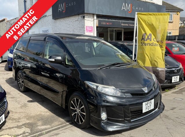 View our Toyota Estima 2.4  AERAS Automatic petrol 8 Seater MPV Black 5dr