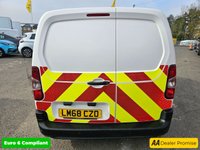 USED 2018 68 CITROEN BERLINGO White 1.6 BlueHDi 650 Enterprise M van, 100,600 miles, Euro 6, 5-speed manual, 8in Touchscreen, A/C, Bluetooth, Rear sensors. Plus VAT @ 20%! 