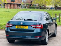 USED 2016 16 SKODA SUPERB 2.0 TDI SE L Executive Hatchback 5dr Diesel DSG Auto 6Spd Euro 6 (s/s) (190 ps) LOW MILES+LEATHER+SAT NAV+ULEZ